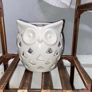 Owl candle holder